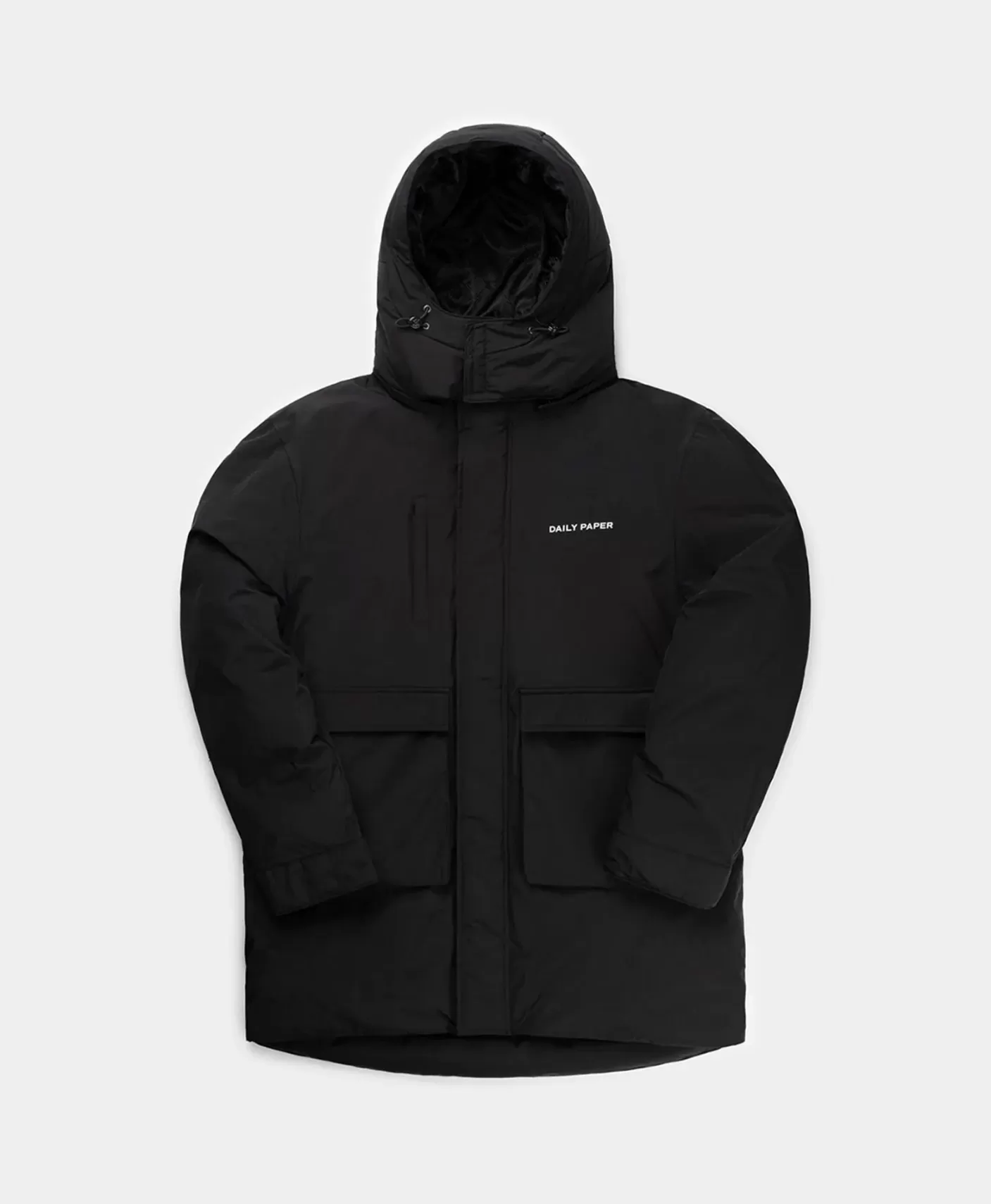Daily Paper Black Enar Coat-Men Jackets