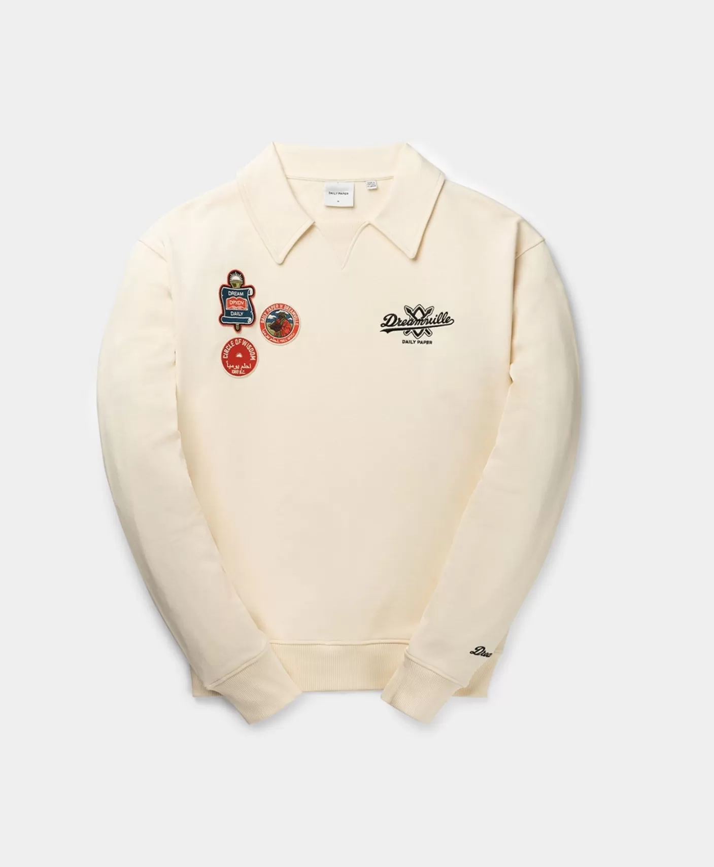 Daily Paper X Dreamville Cream Sweater-Women Hoodies & Sweaters