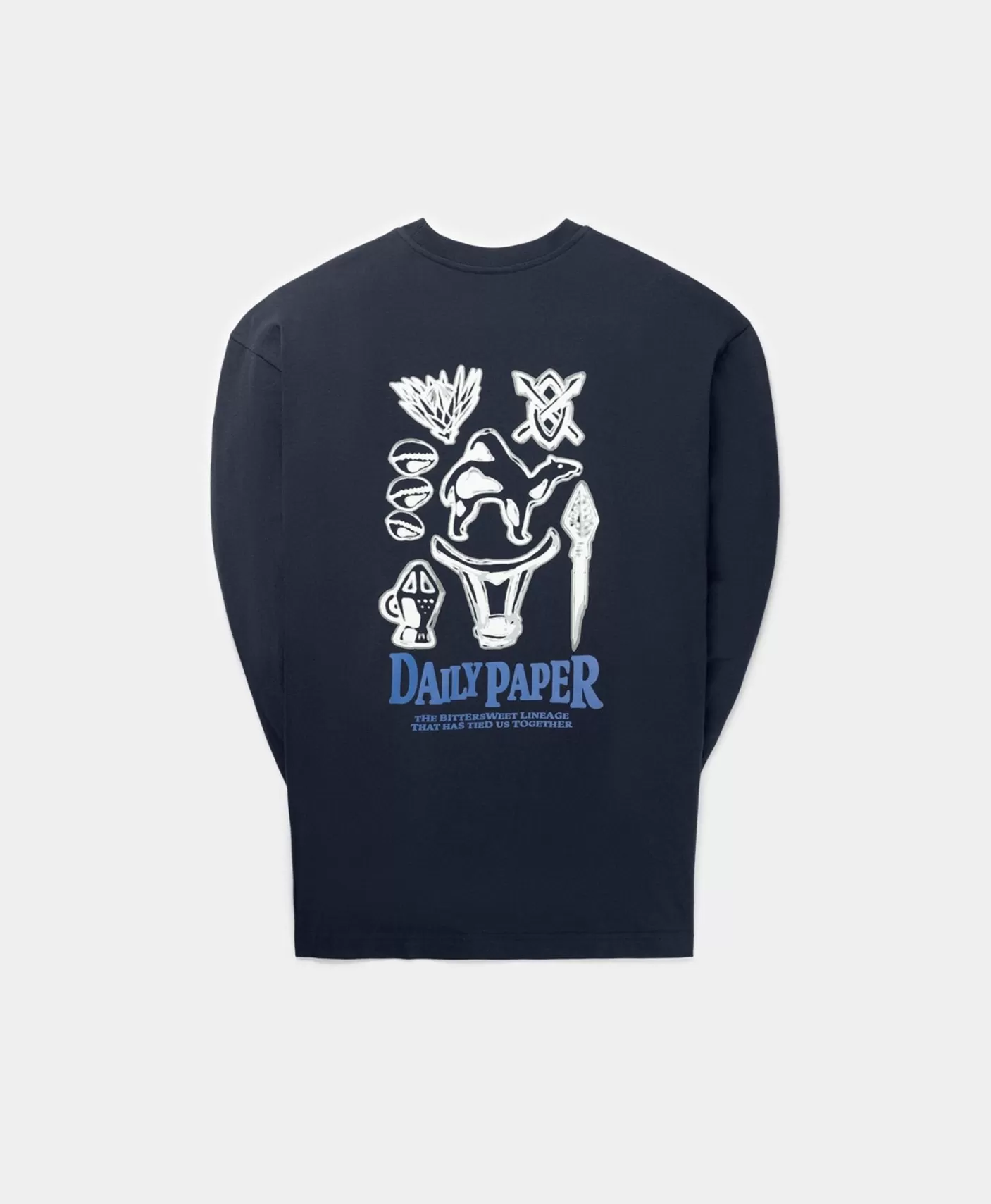 Daily Paper Deep Navy Rami Longsleeve-Men Longsleeves