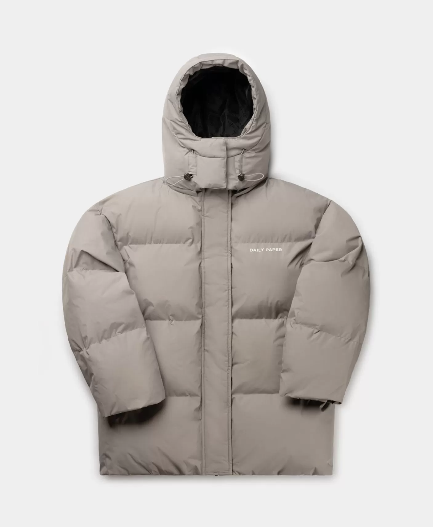 Daily Paper Grey Flannel Oversized Ricole Puffer-Women Jackets