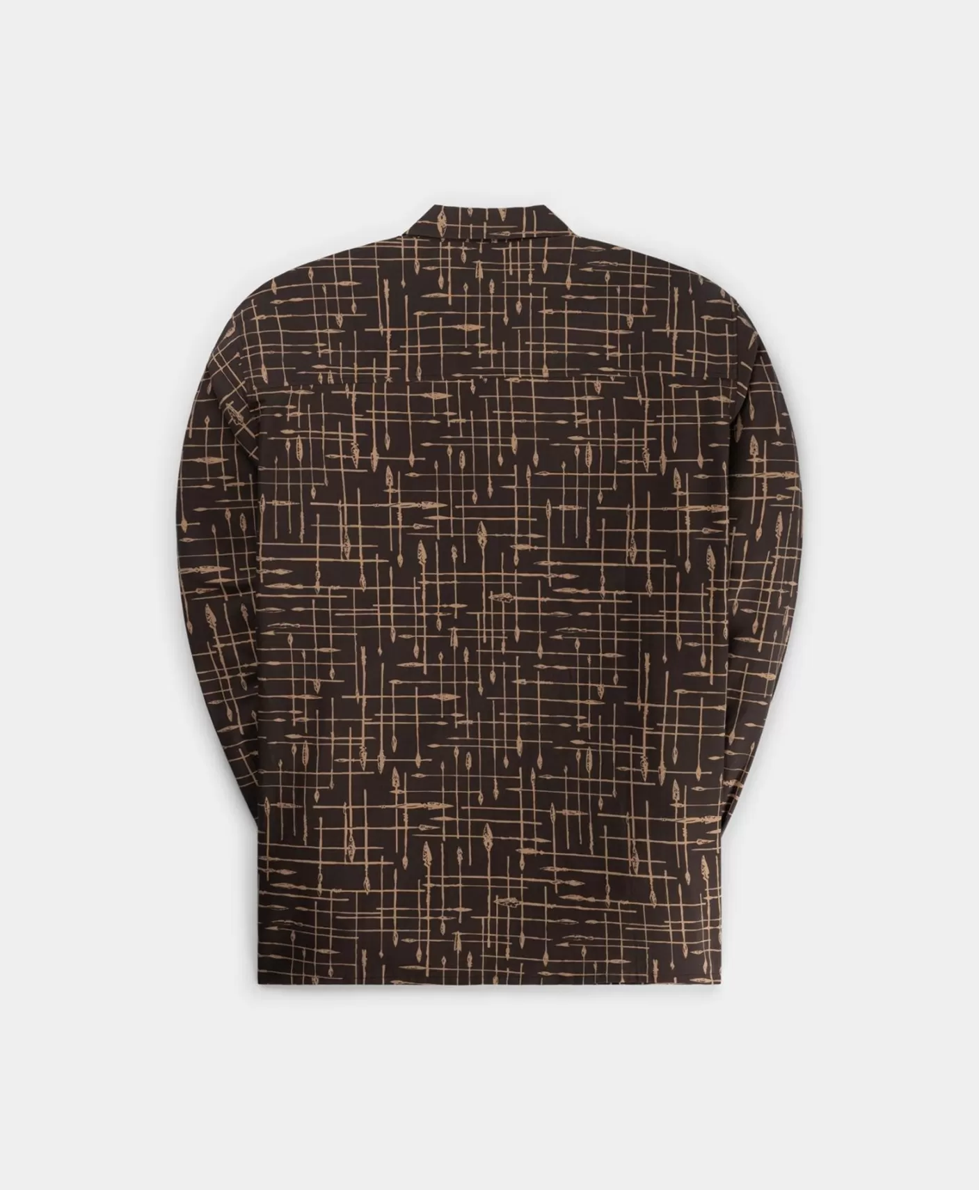 Daily Paper Martini Brown Ramzo Longsleeve Shirt-Men Shirts