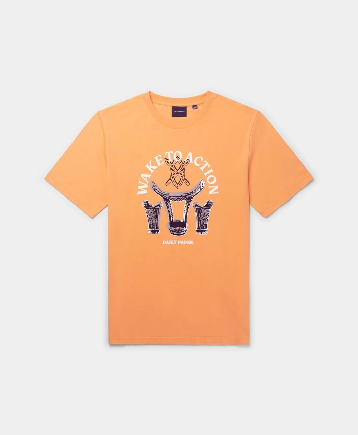 Daily Paper Tangerine Rivo T-Shirt-Men T-Shirts